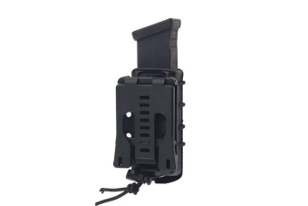 SMC Pistol Magazine Pouch with flocking (QD belt)  - black