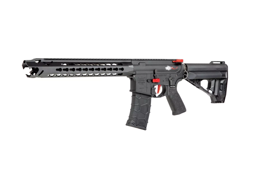 Airsoftová zbraň puškaka Avalon Leopard - černá/červená