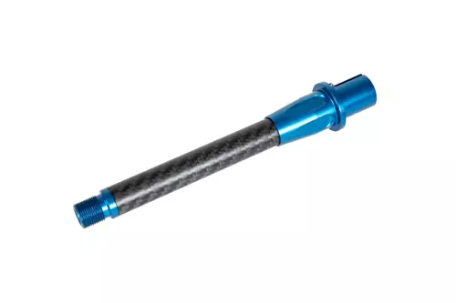 Cañón exterior de carbono de 6 pulgadas de largo para réplicass M4/M16 - Azul