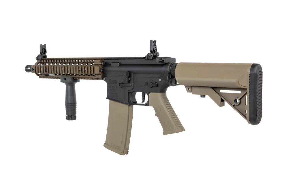Airsoftová puška Specna Arms Daniel Defense® MK18 SA-P19 Prime™ HAL™ ETU s bezkomutátorovým motorem Chaos Bronze