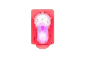Elektronický popisovač Lightbuck Card Button - růžový (růžové světlo)
