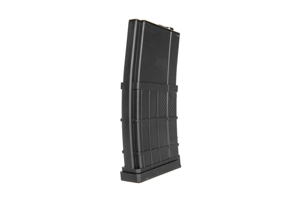 Polimerowy magazynek mid-cap LT 130 kulek do replik M4/M16 - czarny