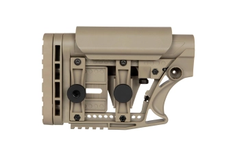 Crosse télescopique pour répliques type M4/M16 - terre noire