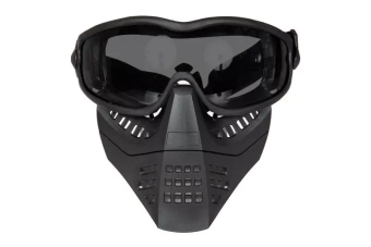 ANT mask with goggles - black