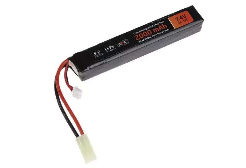 LiPo 7,4V 2000mAh 15/30C battery