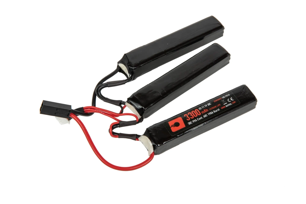 Batería LiPo Extreme 11.1.V 3300mAh 30C - Tipo Nunchuck