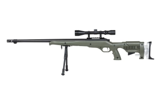 airsoft WELL MB12DG Rifle de francotirador Oliva