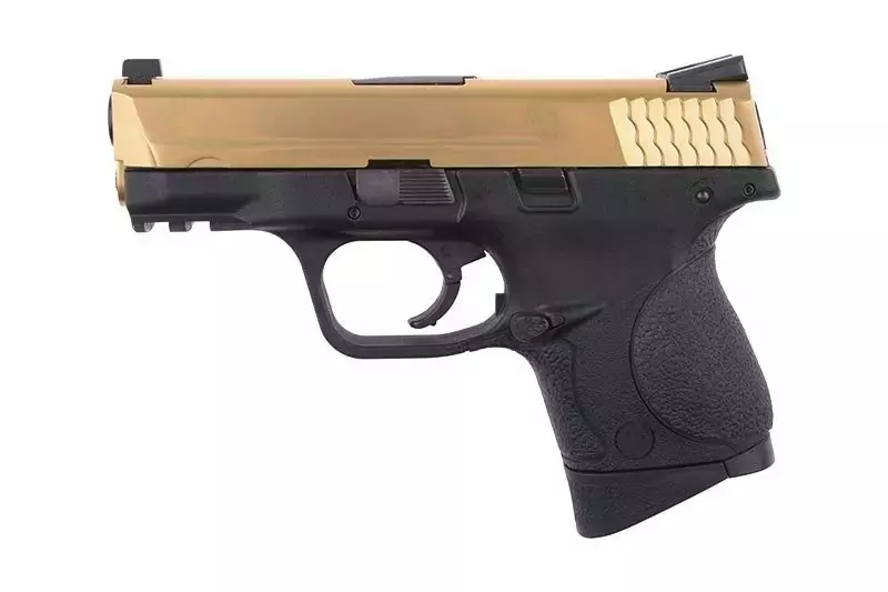 Pistola de airsoft 3.8 Little Bird - negro/dorado