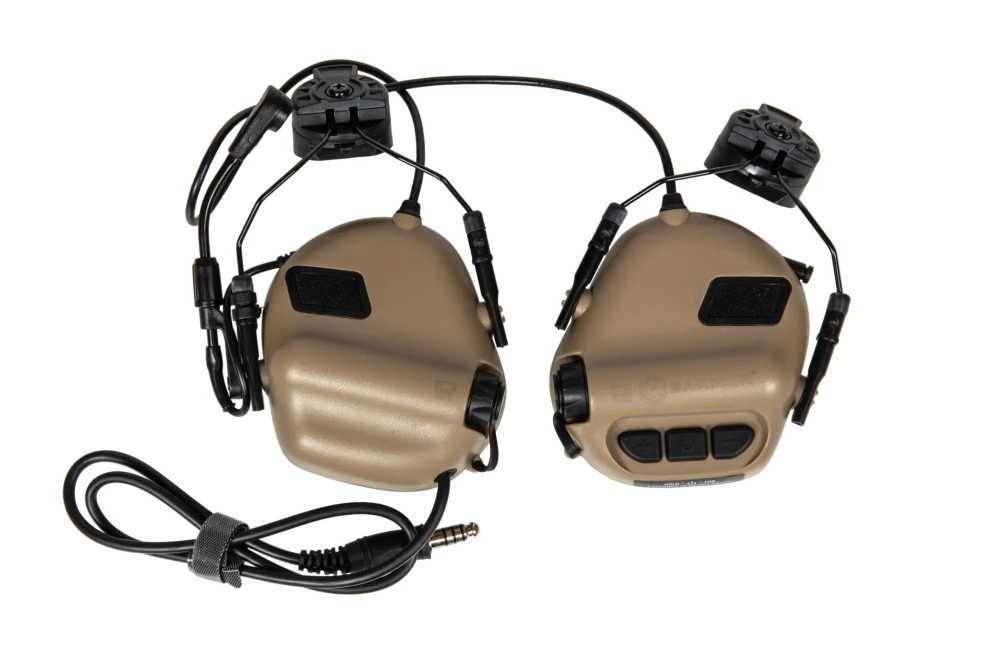 Auriculares activos M32H con monturaem para carriles ARC - Coyote