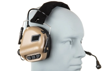 Aktywne ochronniki słuchu Earmor M32 MOD. 4 Tan