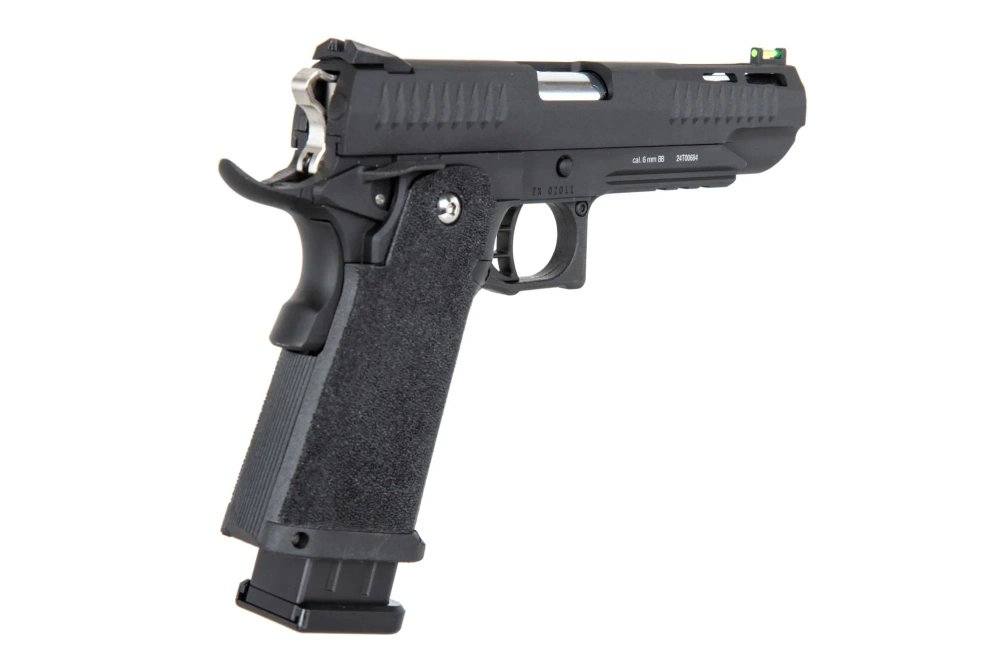 Airsoftová pistole Modify Trinity Hi-Capa 5.1 (Hliníkový závěr) Green Gas Černá