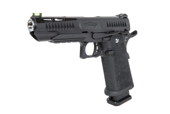 Pistolet ASG Modify Trinity Hi-Capa 5.1 (Nylonowy zamek) Green Gas Czarny