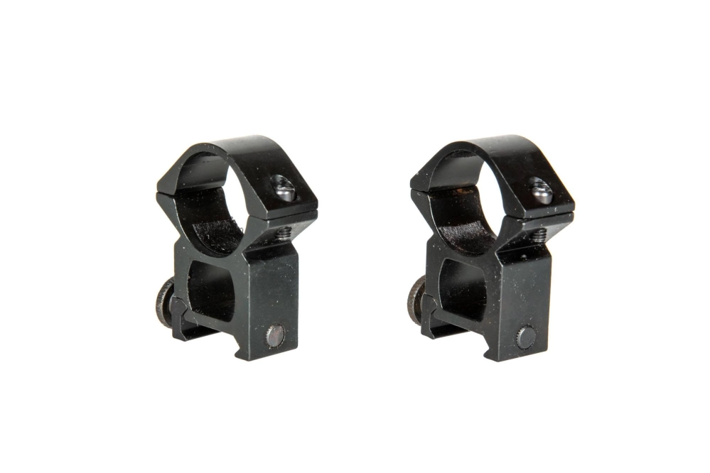 Dwuczęściowy montaż optyki na szynę RIS (średni)