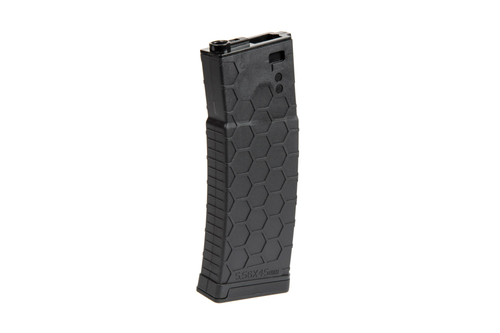 Chargeur hi-cap 350 billes pour répliques M4/M16 - noir