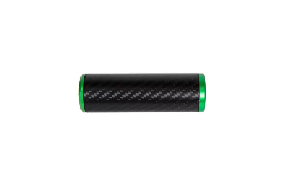 Silencieux carbone 30x100mm - Vert