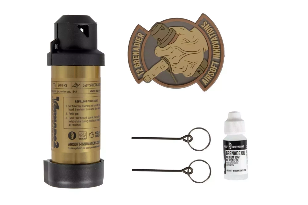 Granat gazowy Tornado 2  - Launch Edition Gold