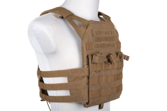 Gilet plate carrier Ape Force Gear JPC 1.0 Coyote Brown