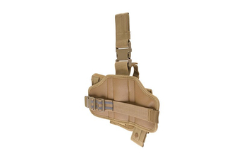 Panneau de cuisse modulaire avec holster - tan