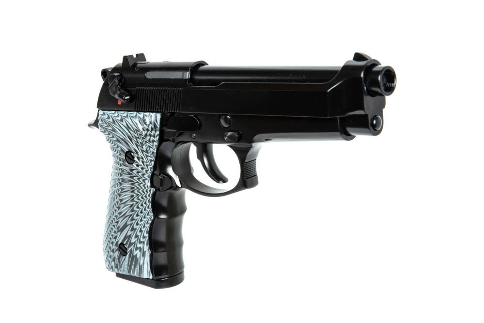 Pistolet airsoft WE M92 EAGLE Green Gas Noir