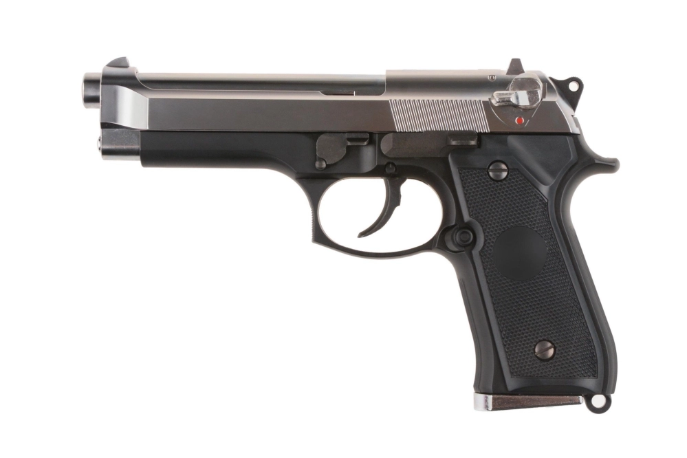 M92F Military Model replica pistol (silver lock)