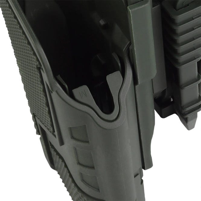 Wosport universal holster for pistols with X300A flashlight GB-81 Olive Green