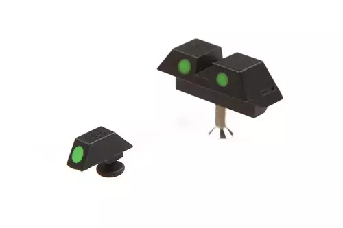 Un juego de miras fluorescentes para réplicas G18C TM - verde