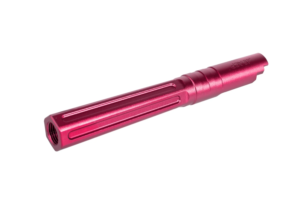 Aluminum outer barrel LA Capa Customs HEXCUT for TM Hi-Capa 5.1 replica Red