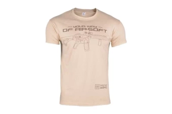 Camiseta Specna Arms - Your Way Of Airsoft 02 - tan