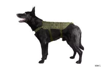 Chaleco táctico para perros - verde oliva