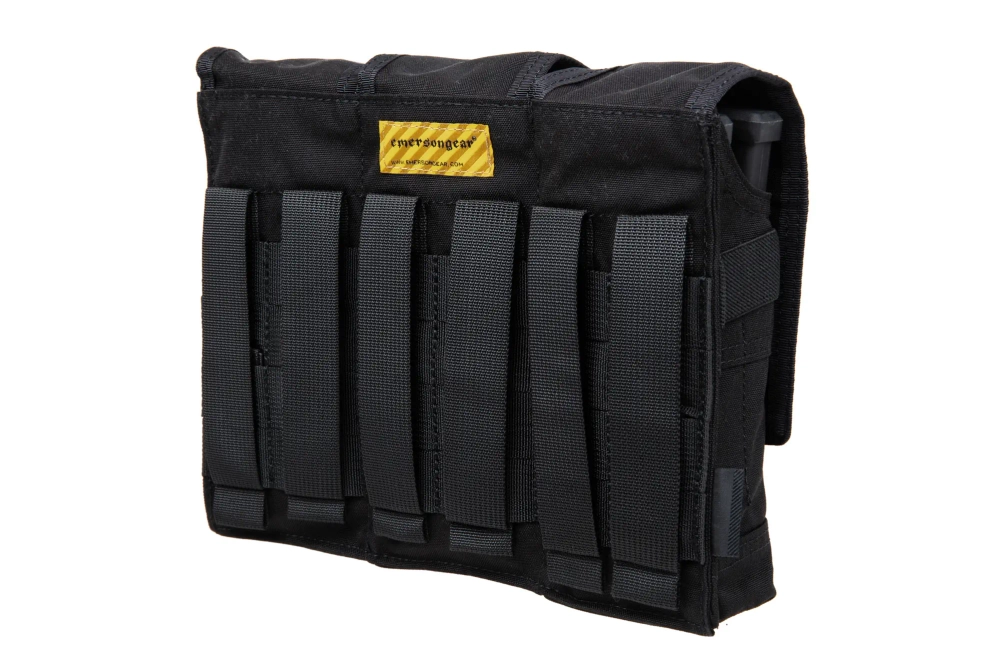 Drievoudig afsluitbare 7.62mm magazijntas Emerson Gear Zwart