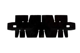 Cinta de cabeza trenzada con velcro M62 - Negro