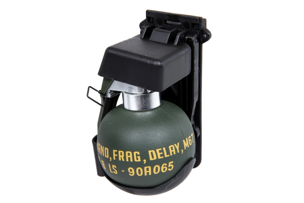 M67 fragmentatiegranaat dummy met lader Zwart
