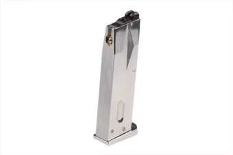 Cargador gas25 bolas para réplicas pistola M92F - plata