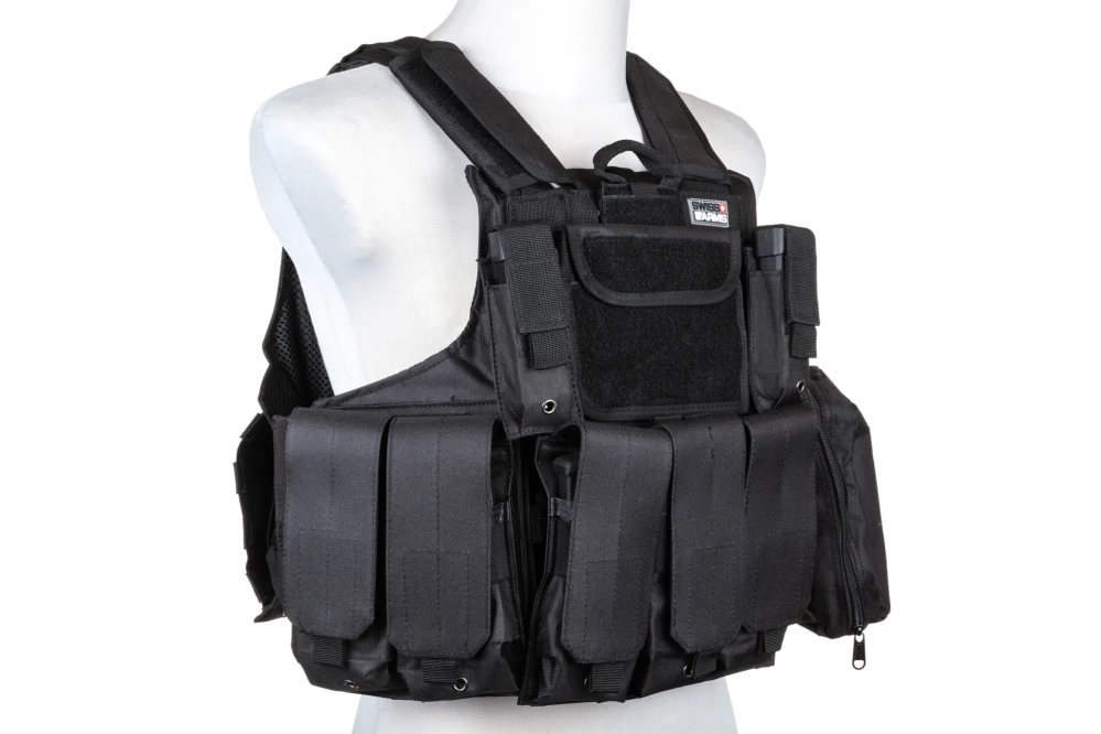 Cybergun Swiss Arms CIRAS Gilet tactique noir