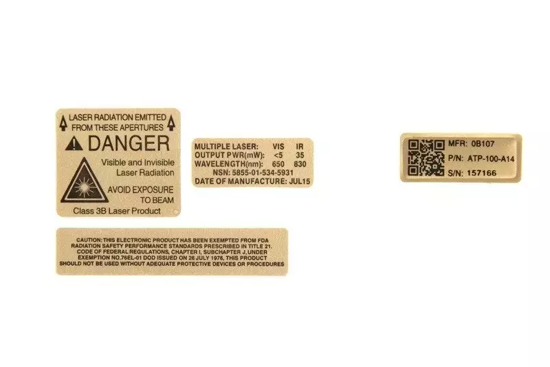 AN PEQ-15 Replica 02 Sticker Set