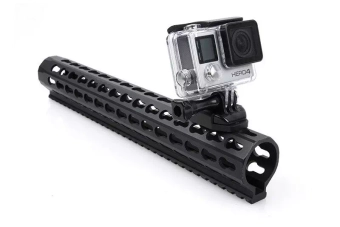 Aluminum KeyMod mount for GoPro cameras