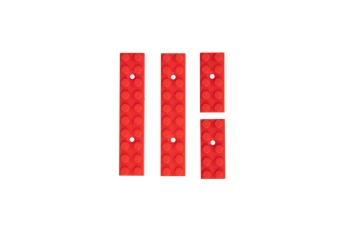 MLOK Rail Guards Blocks - Red