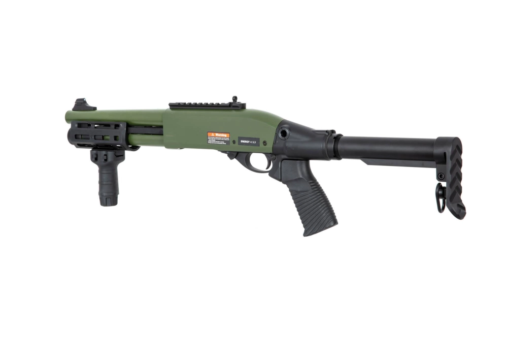 Airsoft brokovnice VELITES FERRUM S-III - olivový