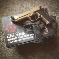 CM126 pistol replica - black (without battery) (OUTLET)
