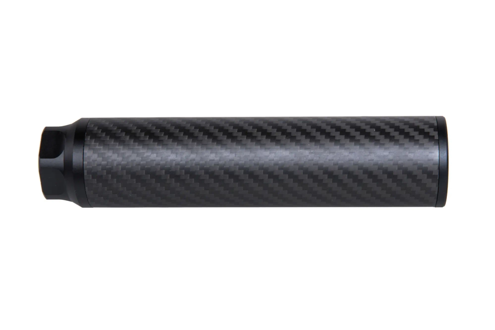 Silenciador de carbono Silverback Airsoft Medium 14mm CCW