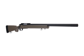 Fusil de airsoft sniper SW-04K (Mejorado) - Tan