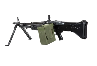 Karabin maszynowy ASG A&K M60N (wersja stalowa) (OUTLET)
