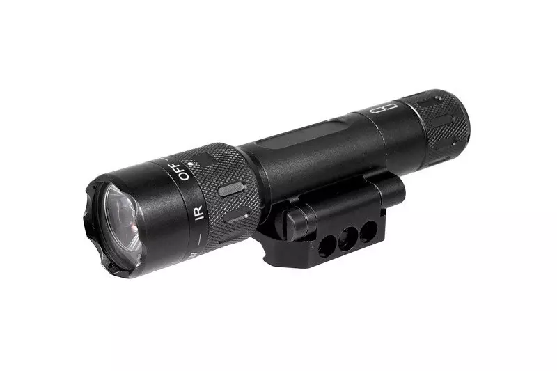 WMX200 Rotational Tactical Flashlight – Black
