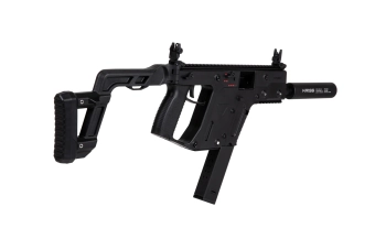 Réplica de subfusil Krytac Kriss Vector con supresor de sonido ficticio Negro