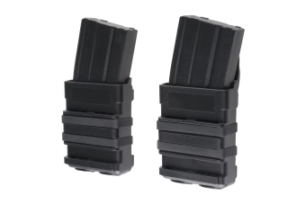 Double Open III (M) 5.56 Magazine Pouch - Black