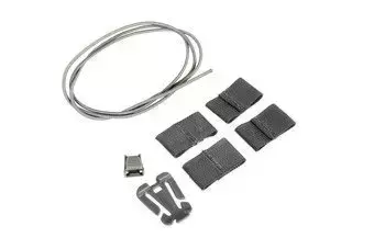 Rubber cord for helmets  - Foliage Green