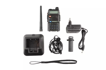 Manual Dual Band Baofeng UV-5R Radio - Short Battery (VHF/UHF)