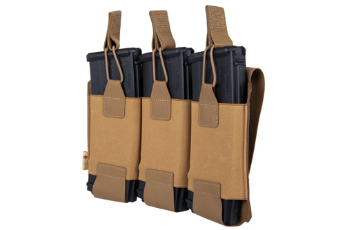 M-Tac Chargeur flexible pour 3 speedloaders Elite Laser Cut Coyote Brown
