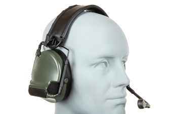 Protectores auditivos activos Wosport HD-14 Oliva