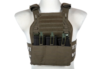 Gilet tactique Stegadon découpé au laser - Olive